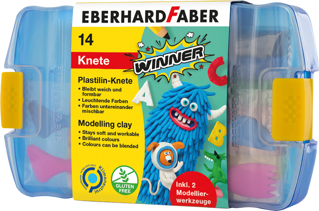 Plastilīns EberhardFaber Winner, 7krāsas
